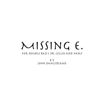Dahlstrand - Missing E