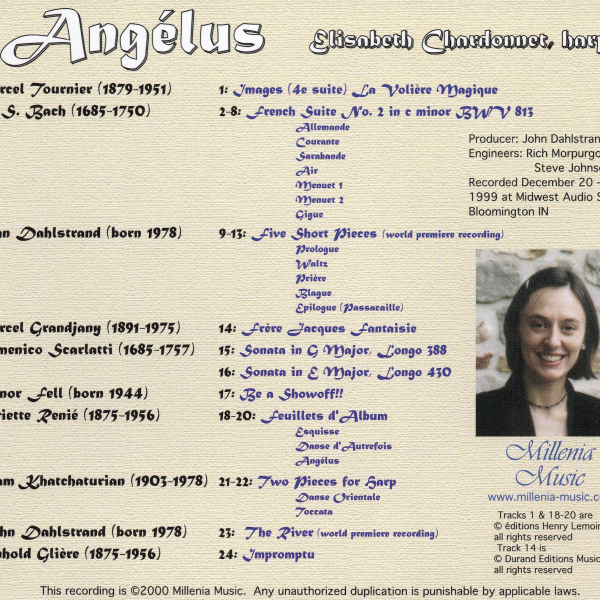 Angelus back cover