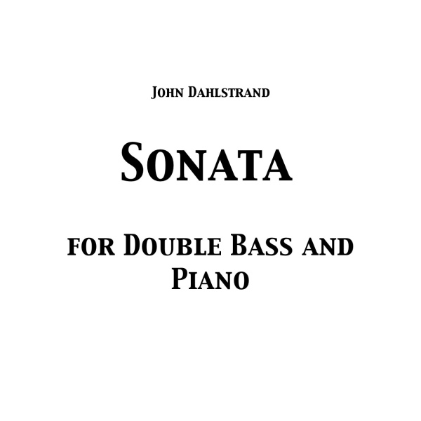 Sonata Cover - Dahlstrand